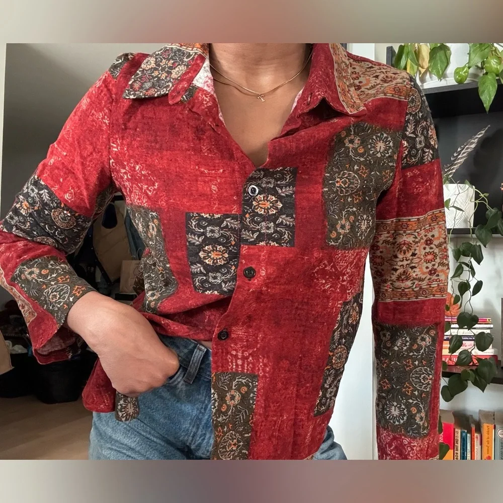 Button Down Top - Picture 1 of 10